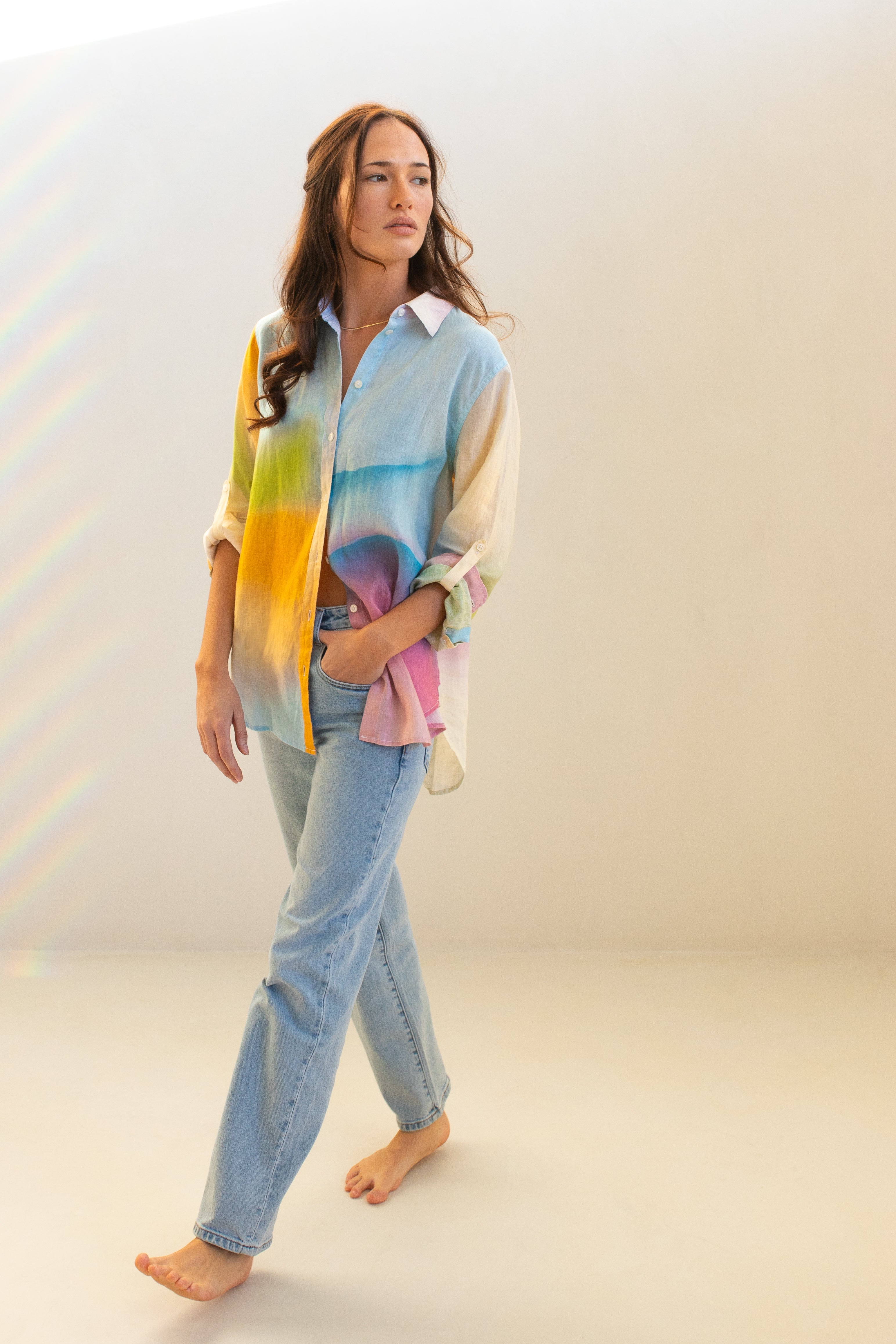 Boyfriend Shirt - Butter Soft Linen – H U T