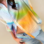 Selfie photo of Pastel Dream Boyfriend Linen Shirt
