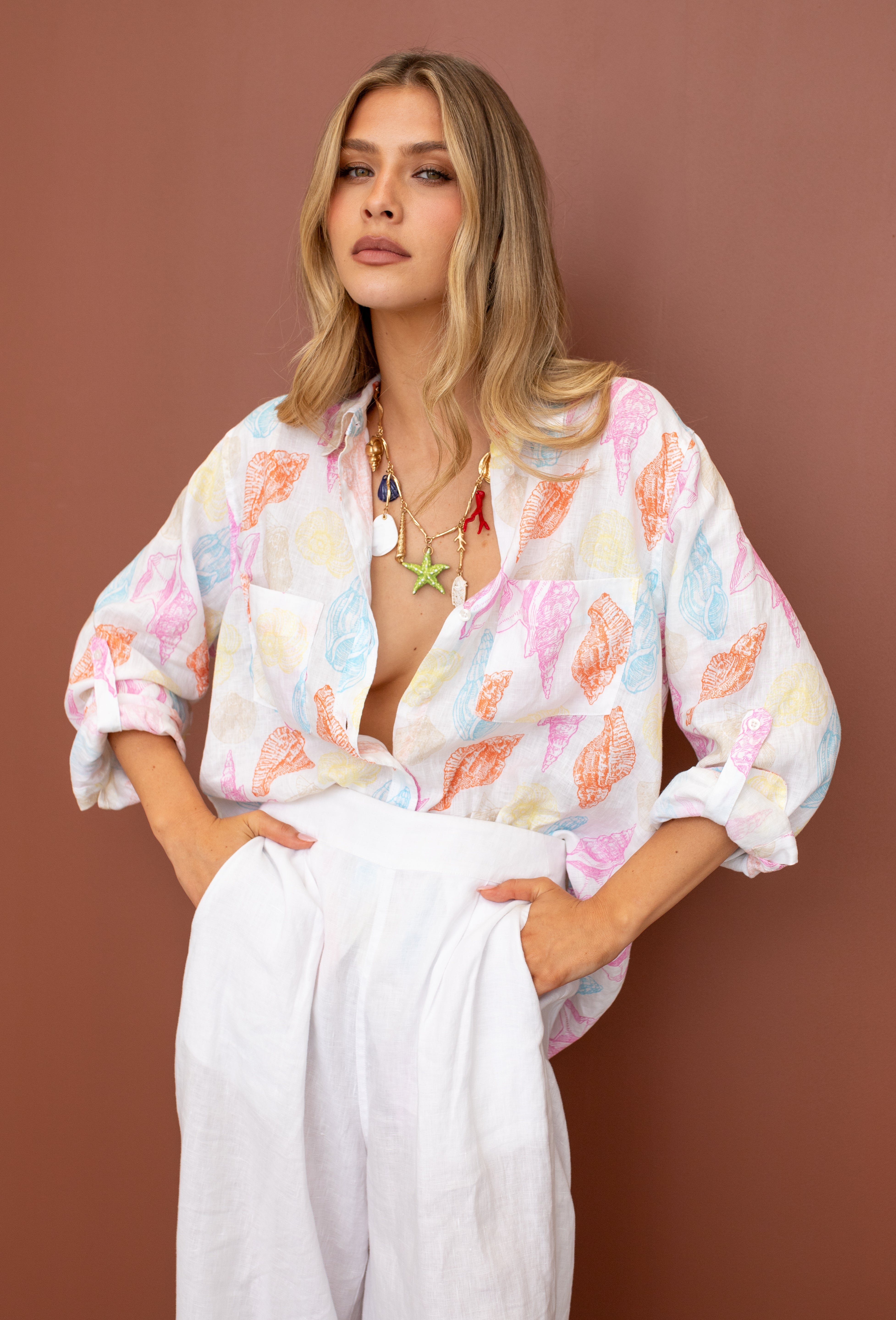 Shore Thing Boyfriend Linen Shirt